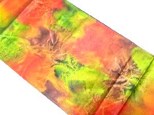 抽象模様織り出し　袋帯